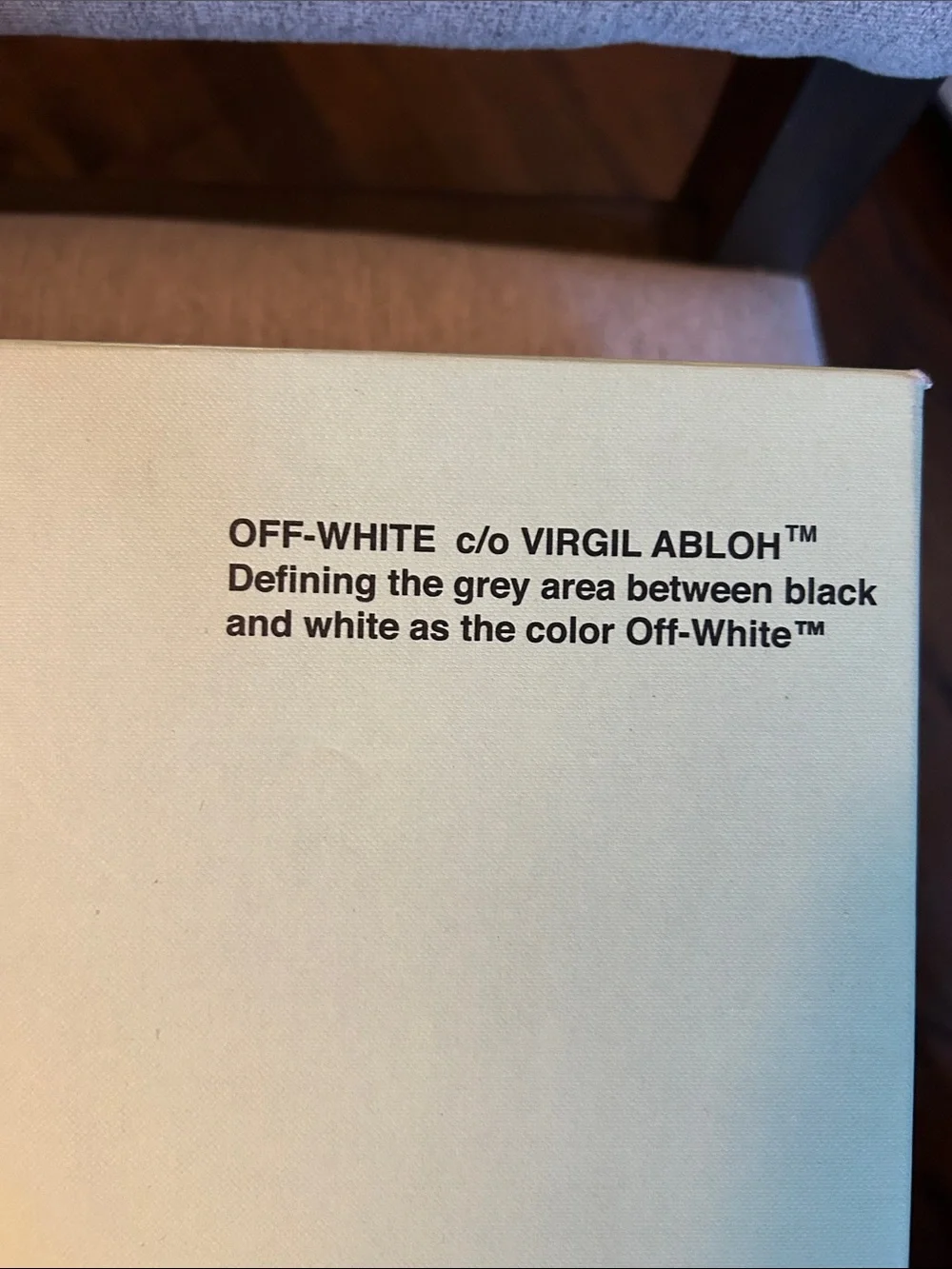 OFF WHITE c/o Virgil Abloh size 44 / 10.5
